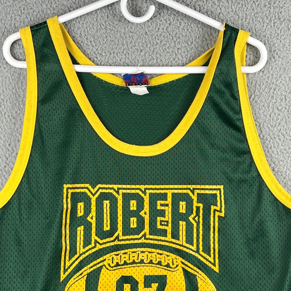 Vintage Pro I.D. Robert Brooks #87 Jersey Tank Top Mesh USA Mens XL Packers - Picture 2 of 12